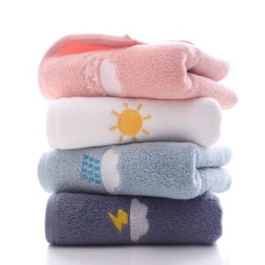 heikrdo ultra absorbent & soft cotton hand towels (4-pack,14*29inch) for hand,face,gym and spa (4 pack hand towels set)