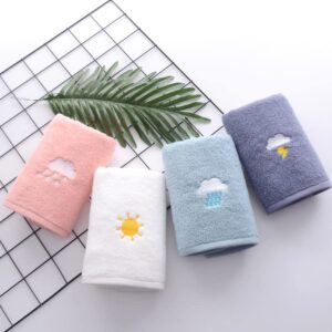 Heikrdo Ultra Absorbent & Soft Cotton Hand Towels (4-Pack,14*29Inch) for Hand,Face,Gym and Spa (4 Pack Hand Towels Set)