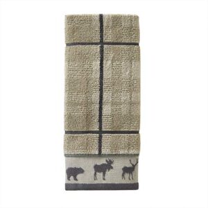 skl home by saturday knight ltd. grand teton hand towel (2-pack), taupe