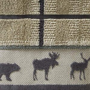 SKL Home by Saturday Knight Ltd. Grand Teton Hand Towel (2-Pack), Taupe