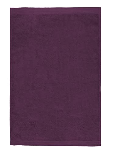 Weidemans Premium Towel Set of 4 Hand Towels 18" x 30" Color: Plum(Reddish Purple) | Pure Cotton |Machine Washable High Absorbency