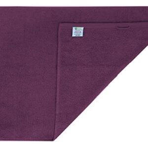 Weidemans Premium Towel Set of 4 Hand Towels 18" x 30" Color: Plum(Reddish Purple) | Pure Cotton |Machine Washable High Absorbency