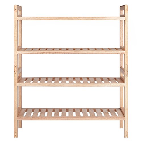 Winsome Mercury Shoe Rack, Natural, 27.24x10.71x32.01