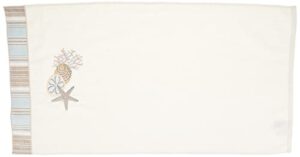 avanti linens by the sea hand towel, white,10972wht