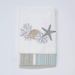 Avanti Linens By The Sea Hand Towel, White,10972WHT