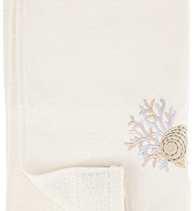 Avanti Linens By The Sea Hand Towel, White,10972WHT