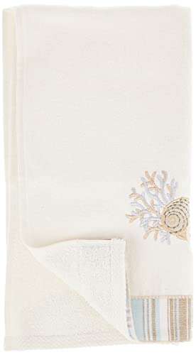 Avanti Linens By The Sea Hand Towel, White,10972WHT