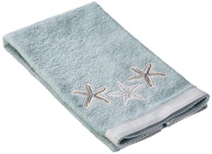 avanti linens - hand towel, soft & absorbent cotton towel (sequin shells collection)