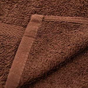 Simpli-Magic 79223 Brown Hand Towels, Size: 16” x 27”, 12 Pack