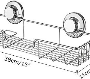 iPEGTOP Suction Shower Caddy and Soap Dish