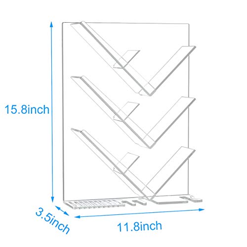 NIUBEE Bathroom Shower Caddy, Acrylic Shower Organizer with Suction Cup, Rust Proof and No Drilling, Sturdy and Durable, Great for Shampoo Bottles