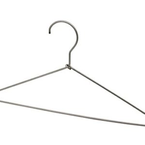 FixtureDisplays® Stainless Steel Strong Metal Wire Hangers Clothes Hangers Everyday Hangers 15653