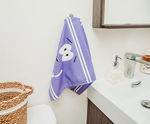 South Park Towelie Hand Towel - 24-Inch Blue Cotton Bath & Kitchen Towels - Absorbent Soft Face Wash Cloth, Tea Towel - Fun Novelty Bathroom Decor - South Park Collectibles - Kid, TV Series Fan Gift