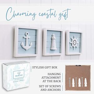 Nautical Wall Decor Set and Bathroom Accessories