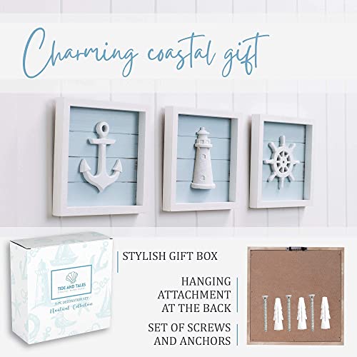 Nautical Wall Decor Set and Bathroom Accessories