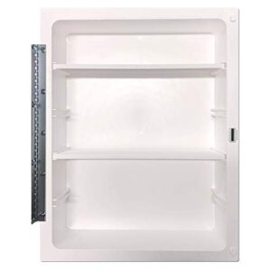 Mirrors and More 16" x 22" Medicine Cabinets for Bathroom with Mirror - Frameless Pencil Edge, Recessed, Modern Home Décor, Polish Edge, Adjustable Shelves