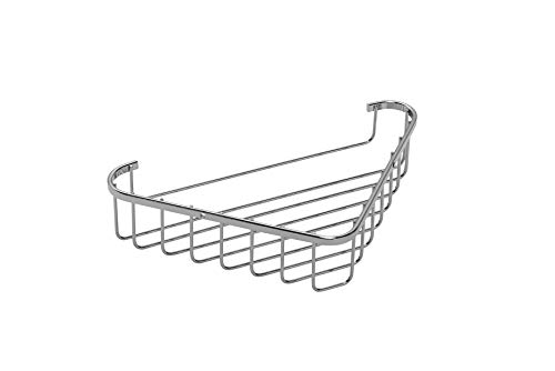 Croydex Rust Free Mild Steel Corner Basket, Silver