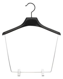 nahanco bsk12164b display hanger with 12" drop, 15 1/2", black (pack of 12)