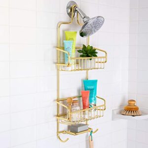 Better Houseware Extra Large Shower Caddy - Gold