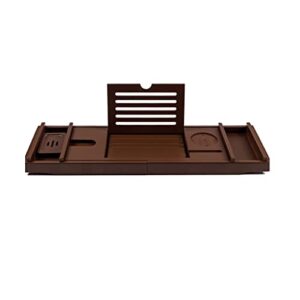 sdgh bath tub shelf rack multi-purpose bathtub board tablet with extending sides bathroom bath caddy tray