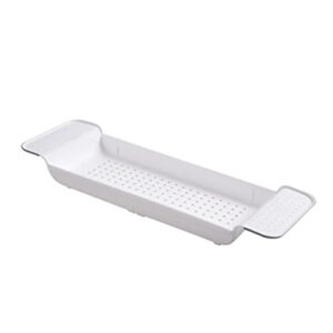 SDGH Retractable Bathtub Storage Rack Bath Tray Shelf Tub Multi-Function Bathroom Tool Towel (Color : OneColor)