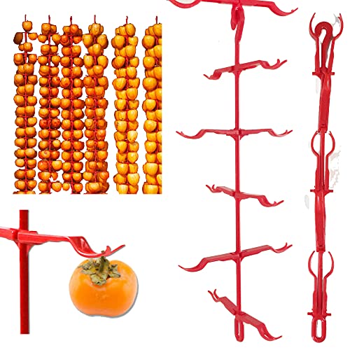 GWU ESSENTIAL Persimmon air Dry Hanger Hooks - 1 Pack - 5 Hangers -Can Hold 50 Fruits - Made in Japan