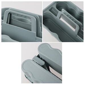 Doryh 4 Pack Easy to Carry Cleaning Caddy, Gray Caddy for Cleaning Products