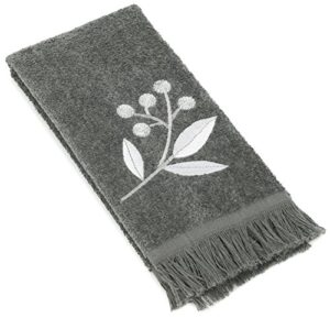 avanti linens madison fingertip towel, granite,19714gte