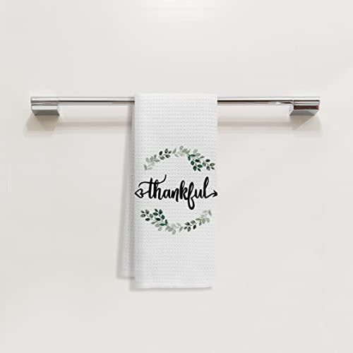 Inspirational Quote Thankful Hand Towels Kitchen Towels Dishcloths, Housewarming Towels Kitchen Towels Dish Towels Hand Towels,Gifts for New House New Apartment Women Men Mom