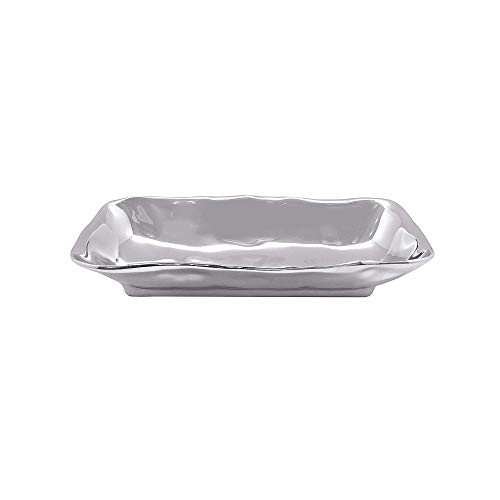 MARIPOSA Tray Shimmer Cracker Caddy, Silver