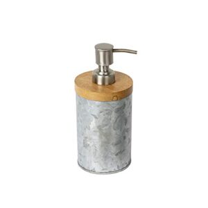 nu-steel cft6h confetti collection lotion dispenser, perfect for home & bathroom accessories, galvanised sheet and wood
