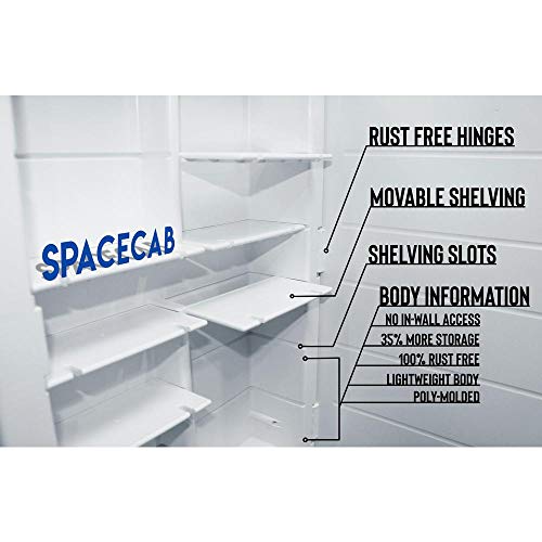 Zaca Spacecab Media 16" W X 36" L Recessed Medicine Cabinet