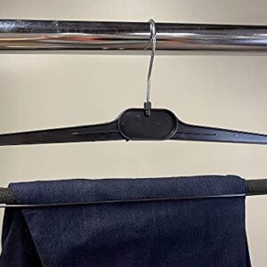 NAHANCO Removable Replacement Rubber Strap for Plastic Pant Hanger Style #7500, Black