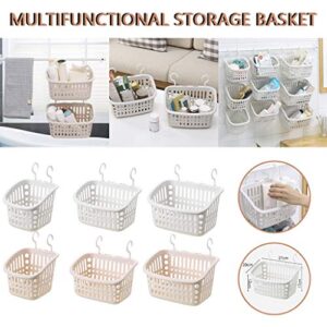 YJYdada Plastic Hanging Shower Basket With Hook For Bathroom Kitchen Storage Holder (A)