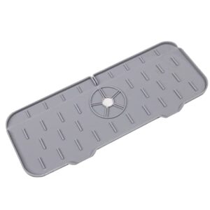 kitchen bathroom silicon sink splash drying mat, faucet drip protector, commonly used sink accessories in bars, rvs, kitchens, bathrooms and farmhouses.