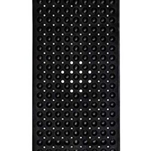 ENKOSI Large Bath Mat - Shower Mat Non Slip - Non Slip Bathtub Mat - Long 40 x 16 Inch Bathroom Mats for Tub Nonslip - Anti Slip Bathmats - Tub Mat - Bathtub Mat Non Slip - Bath Mat for Tub (Black)