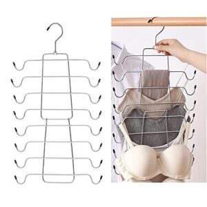 dineda 2pack tank top hanger bra organizer bra hangers for closet organizer hangers shirt space saving black