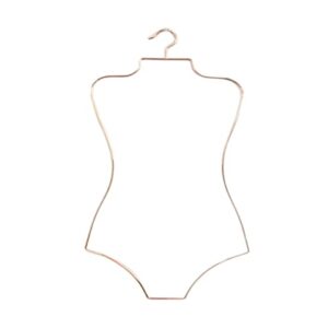 milageto metal wire body shape bikini swimsuit hanger rack clothing hanger for cloakroom home closet laundry bedroom