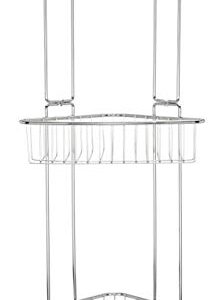 ToiletTree Products Rust Proof Stainless Steel Shower Floor Caddy, 3 Tiers (Assembly Required - Screwdriver Included) (Collapsible)
