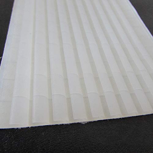 Bettli Non-Slip Rubber Hanger Grips Hanger Strips (Clear 9x1)