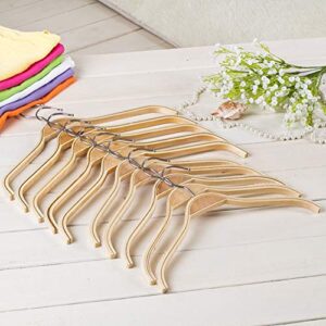 Ochine 1 Pack Wooden Coat Hangers Wood Suit Hangers Children's Closet Clothes Hangers Smooth Finish Solid Wood Coat Hanger with Non-Slip Strip for Camisole, Jacket, Pant, Dress Clothes Hangers