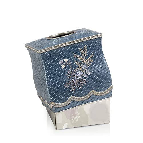 Popular Bath Capri, Tissue Box, Slate Blue