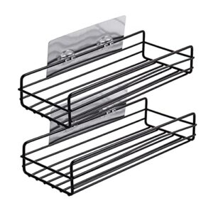 caelsikay tabletop metal wire basket bathroom stainless steel storage basket 2 pack rectangular organizer holder wall mounted for home kitchen cabinet