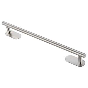 omoons self adhesive single towel rail,stainless steel bathroom towel holder tack 40/50 / 60cm(15.75/19.69/23.62 inches),towel rails wall mounted for kitchen bathrooms (size : 50cm)/60cm