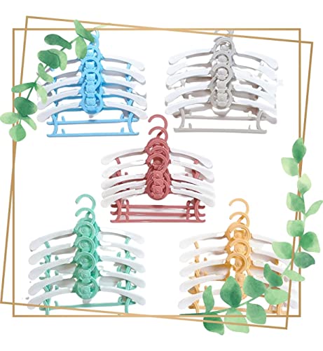 12 Pcs. Children Hangers , 11" - 14" Adjustable de Children Coat Hangers for Baby ,Child Nursery Closet Hangers, Non-Slip and Extendable Laundry Infant Hangers for Newborn Clothes