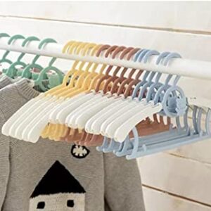 12 Pcs. Children Hangers , 11" - 14" Adjustable de Children Coat Hangers for Baby ,Child Nursery Closet Hangers, Non-Slip and Extendable Laundry Infant Hangers for Newborn Clothes