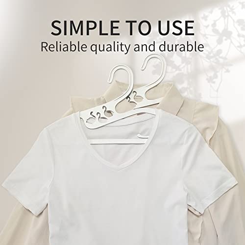 Standard Plastic Hangers Durable Tubular Shirt Hanger Ideal for Laundry & Everyday Use, Slim & Space Saving, Heavy Duty Clothes Hanger for Suits, Coats, Pants, Dress (30 Pack, White)