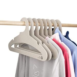 koobay 17" adult natural recyclable paper cardboard coat suit clothes hangers storage display 50packs