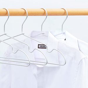 Aluminum Metal Hangers ,20 Pack Strong Heavy Duty Hanger for Shirt,Coat Suit,Lightweight Ultra Thin Space Saving Hangers