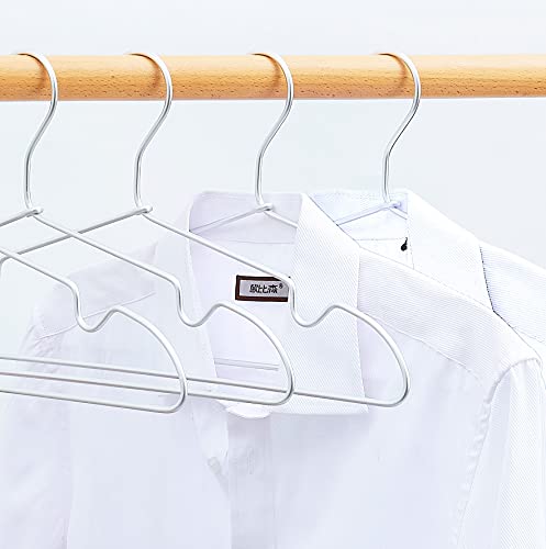 Aluminum Metal Hangers ,20 Pack Strong Heavy Duty Hanger for Shirt,Coat Suit,Lightweight Ultra Thin Space Saving Hangers